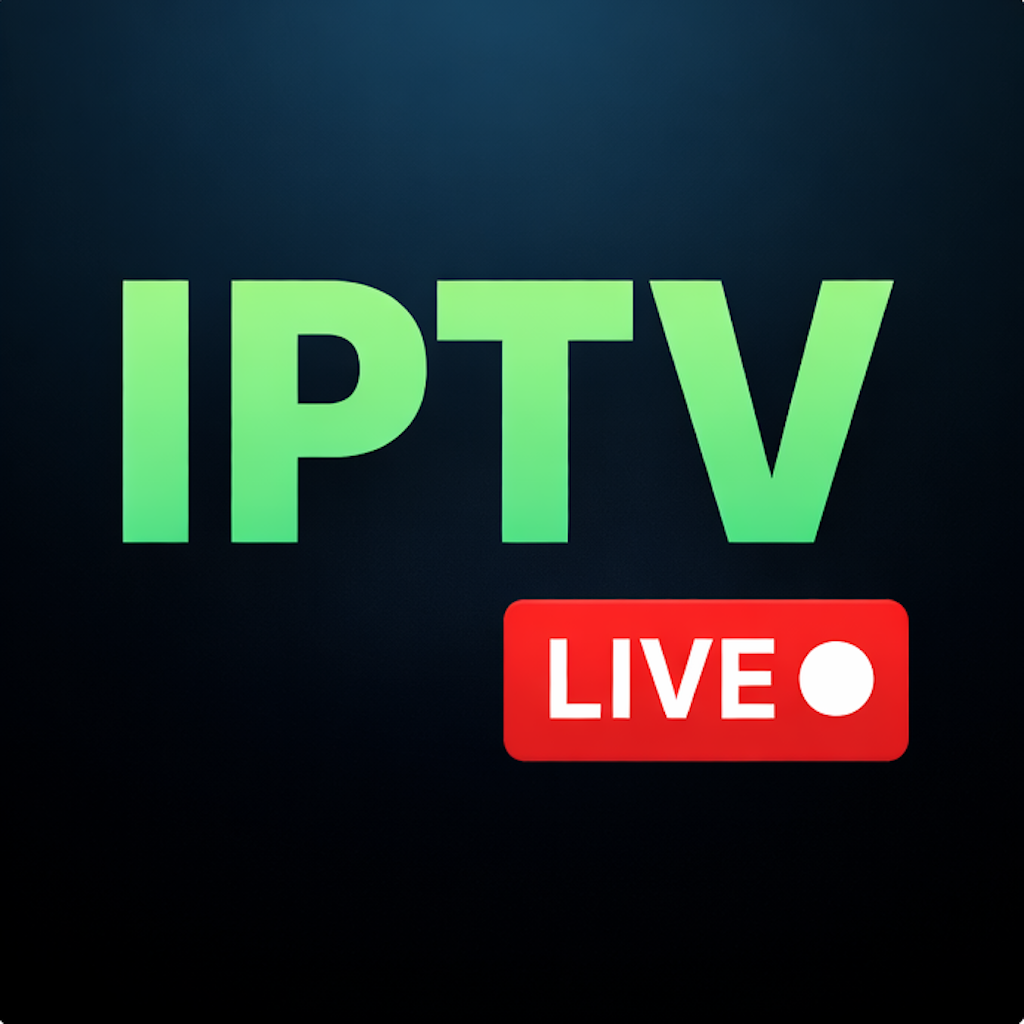IPTV Player App Icon - M3U M3U8 and Xtream Live TV Streaming